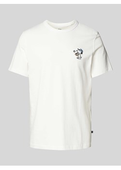 T-shirt z prążkowanym,okrągłym dekoltem model ‘Peanuts’ ze sklepu Peek&Cloppenburg  w kategorii T-shirty męskie - zdjęcie 174371750