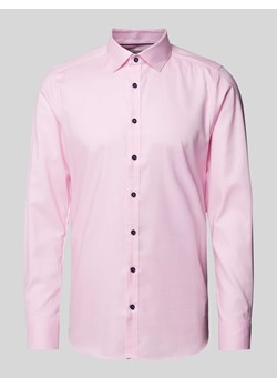Koszula biznesowa o kroju slim fit z listwą guzikową ze sklepu Peek&Cloppenburg  w kategorii Koszule męskie - zdjęcie 174371924