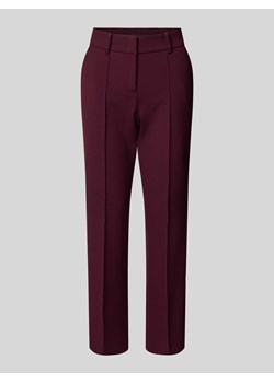 Spodnie materiałowe o kroju slim fit z przeszytym kantem model ‘FARAH’ ze sklepu Peek&Cloppenburg  w kategorii Spodnie damskie - zdjęcie 174371963