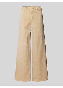 Chinosy z szeroką nogawką i wpuszczanymi kieszeniami model ‘VINTAGE’ ze sklepu Peek&Cloppenburg  w kategorii Spodnie damskie - zdjęcie 174372114