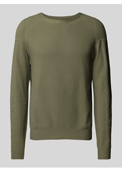 Sweter z dzianiny z okrągłym dekoltem model ‘FOSOP’ ze sklepu Peek&Cloppenburg  w kategorii Swetry męskie - zdjęcie 174372430