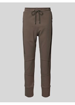 Spodnie materiałowe o kroju slim fit z ozdobnymi szwami model ‘FUTURE 2.0’ ze sklepu Peek&Cloppenburg  w kategorii Spodnie damskie - zdjęcie 174372471