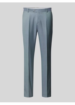 Spodnie do garnituru o kroju regular fit z kantami ze sklepu Peek&Cloppenburg  w kategorii Spodnie męskie - zdjęcie 174372584