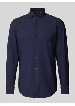 Koszula biznesowa o kroju slim fit z kołnierzykiem typu cutaway model ‘Hank’ ze sklepu Peek&Cloppenburg  w kategorii Koszule męskie - zdjęcie 174372691