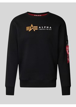 Bluza z nadrukiem z logo i kieszenią zapinaną na zamek błyskawiczny ze sklepu Peek&Cloppenburg  w kategorii Bluzy męskie - zdjęcie 174372721