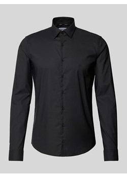 Koszula biznesowa o kroju slim fit z kołnierzykiem typu kent model ‘Bari’ ze sklepu Peek&Cloppenburg  w kategorii Koszule męskie - zdjęcie 174373012