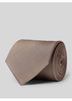 Krawat jedwabny z drobną fakturą (7 cm) ze sklepu Peek&Cloppenburg  w kategorii Krawaty - zdjęcie 174373023