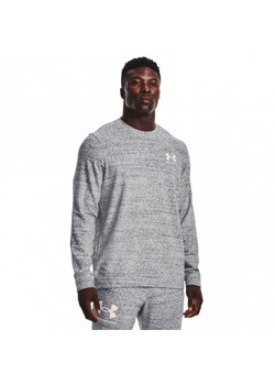 Męska bluza dresowa nierozpinana UNDER ARMOUR UA RIVAL TERRY LC CREW - szara ze sklepu Sportstylestory.com w kategorii Bluzy męskie - zdjęcie 174387092