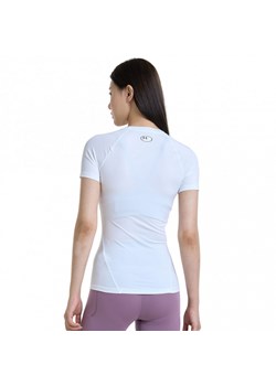 Damska koszulka treningowa Under Armour UA HG Authentics Comp SS - biała ze sklepu Sportstylestory.com w kategorii Bluzki damskie - zdjęcie 174388600
