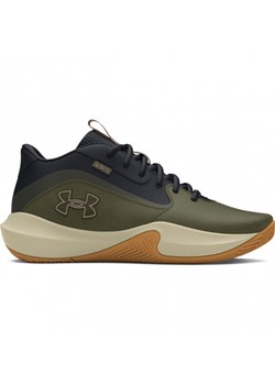 Buty do koszykówki uniseks Under Armour UA Lockdown 7 - oliwkowe/khaki ze sklepu Sportstylestory.com w kategorii Buty sportowe męskie - zdjęcie 174388773