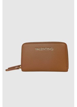 VALENTINO Średni brązowy portfel Arcadia Zip Around Wallet ze sklepu outfit.pl w kategorii Portfele damskie - zdjęcie 174421183