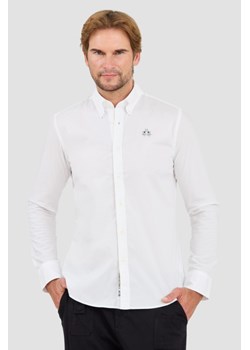 LA MARTINA Biała koszula Poplin Stretch, Wybierz rozmiar XL ze sklepu outfit.pl w kategorii Koszule męskie - zdjęcie 174421564