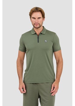 EA7 Zielona koszulka polo, Wybierz rozmiar XXL ze sklepu outfit.pl w kategorii T-shirty męskie - zdjęcie 174421674