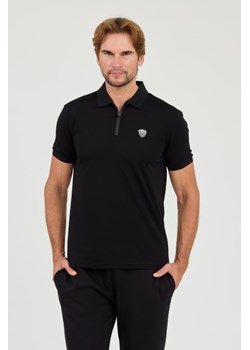 EA7 Czarna koszulka polo, Wybierz rozmiar XXL ze sklepu outfit.pl w kategorii T-shirty męskie - zdjęcie 174421680