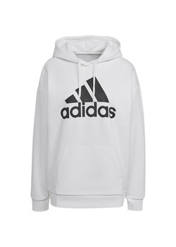 Bluza damska Essentials Logo Boyfriend Fleece Hoodie Adidas ze sklepu SPORT-SHOP.pl w kategorii Bluzy damskie - zdjęcie 174425413