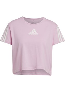 Koszulka, crop top damski Aeroready Made for Training Crop Sport Tee Adidas ze sklepu SPORT-SHOP.pl w kategorii Bluzki damskie - zdjęcie 174427784