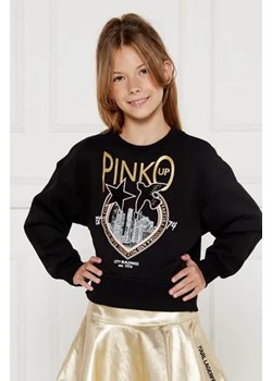 Pinko UP Bluza FLEECE | Regular Fit ze sklepu Gomez Fashion Store w kategorii Bluzy dziewczęce - zdjęcie 174505553