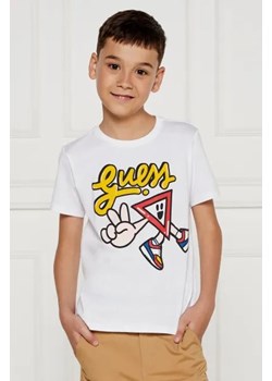 Guess T-shirt | Regular Fit ze sklepu Gomez Fashion Store w kategorii Bluzki dziewczęce - zdjęcie 174505714