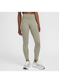 Damskie legginsy o pełnej długości z wysokim stanem Nike One - Zieleń ze sklepu Nike poland w kategorii Spodnie damskie - zdjęcie 174505923