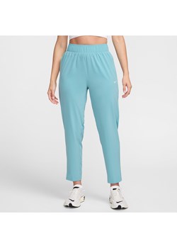 Damskie legginsy do biegania 7/8 ze średnim stanem Nike Dri-FIT Fast - Niebieski ze sklepu Nike poland w kategorii Spodnie damskie - zdjęcie 174506182