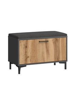 Nowoczesna Szafka Na Obuwie Antracyt + Dąb Wotan S6-S12 ze sklepu Edinos.pl w kategorii Dom - zdjęcie 174508784