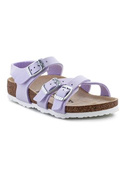 Sandały Birkenstock Kumba Shiny Lizard 1026907 fioletowe ze sklepu ButyModne.pl w kategorii Sandały dziecięce - zdjęcie 174518822