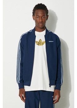 adidas Originals bluza męska kolor granatowy z aplikacją IX9626 ze sklepu PRM w kategorii Bluzy męskie - zdjęcie 174537750