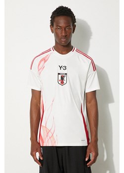 Y-3 t-shirt męski kolor biały wzorzysty IU0963 ze sklepu PRM w kategorii T-shirty męskie - zdjęcie 174537841