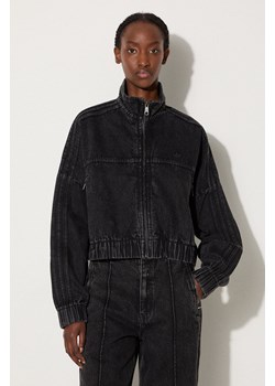 adidas Originals kurtka jeansowa damska kolor czarny przejściowa oversize IW5759 ze sklepu PRM w kategorii Kurtki damskie - zdjęcie 174537853