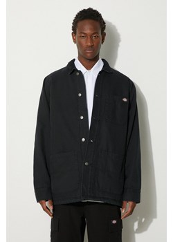 Dickies kurtka Duck High Pile Flce Line Chore Jacket męska kolor czarny przejściowa DK0A4XGA ze sklepu PRM w kategorii Kurtki męskie - zdjęcie 174537891