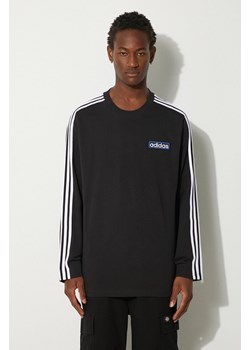 adidas Originals longsleeve bawełniany Adibreak Longsleeve Tee kolor czarny z aplikacją IY4850 ze sklepu PRM w kategorii T-shirty męskie - zdjęcie 174538230