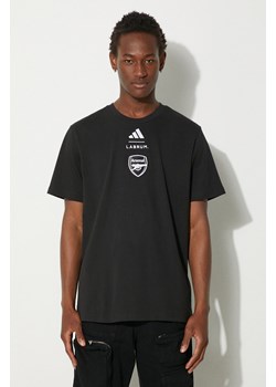 adidas t-shirt bawełniany Afc Szn Tee męski kolor czarny z nadrukiem JI9435 ze sklepu PRM w kategorii T-shirty męskie - zdjęcie 174538252