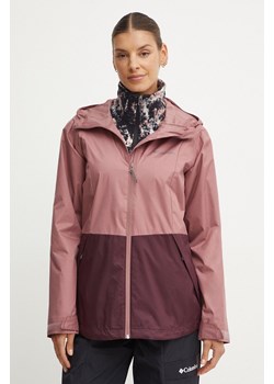 Columbia kurtka outdoorowa Inner Limits III kolor fioletowy ze sklepu PRM w kategorii Kurtki damskie - zdjęcie 174538553