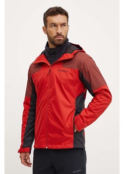 Columbia kurtka outdoorowa Inner Limits III kolor czerwony 2071215 ze sklepu PRM w kategorii Kurtki męskie - zdjęcie 174538561