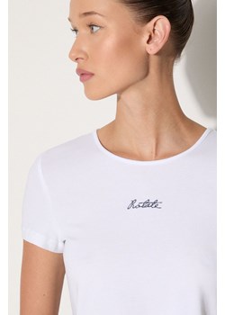 Rotate t-shirt damski kolor biały ze sklepu PRM w kategorii Bluzki damskie - zdjęcie 174538621