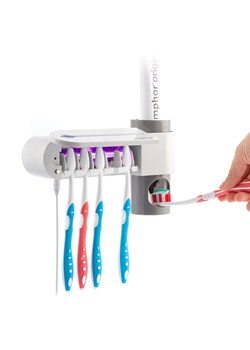 InnovaGoods Uchwyt na szczoteczkę do zębów - 21,5 x 13 x 6,7 cm ze sklepu Limango Polska w kategorii Dozowniki do mydła - zdjęcie 174541504