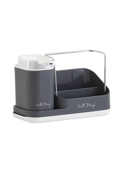 Vialli Design Organizer kuchenny w kolorze szarym z dozownikiem - 21,5 x 16 x 9 cm ze sklepu Limango Polska w kategorii Akcesoria kuchenne - zdjęcie 174541860