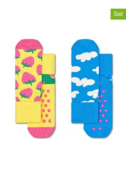 Happy Socks Skarpety (2 pary) ze wzorem ze sklepu Limango Polska w kategorii Skarpetki dziecięce - zdjęcie 174542634