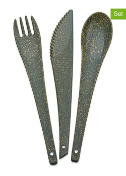 koziol 3-częściowy zestaw sztućców &quot;Rio&quot; w kolorze szarym - dł. 19 cm ze sklepu Limango Polska w kategorii Sztućce - zdjęcie 174543024