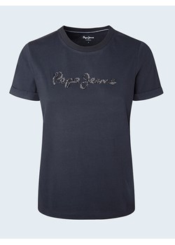 Pepe Jeans FOOTWEAR Koszulka w kolorze czarnym ze sklepu Limango Polska w kategorii Bluzki damskie - zdjęcie 174544661
