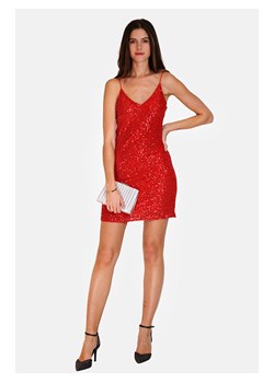 ASSUILI Sukienka cekinowa w kolorze czerwonym ze sklepu Limango Polska w kategorii Sukienki - zdjęcie 174544712