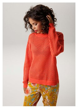 Aniston Sweter w kolorze pomarańczowym ze sklepu Limango Polska w kategorii Swetry damskie - zdjęcie 174545184