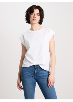 Cross Jeans Koszulka w kolorze białym ze sklepu Limango Polska w kategorii Bluzki damskie - zdjęcie 174545702