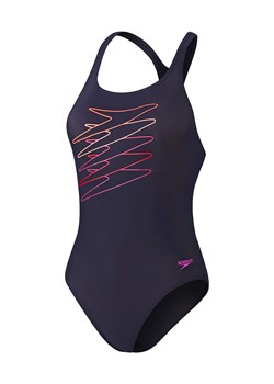 Speedo Strój kąpielowy &quot;Placement Meddalist&quot; w kolorze granatowym ze sklepu Limango Polska w kategorii Stroje kąpielowe - zdjęcie 174545721