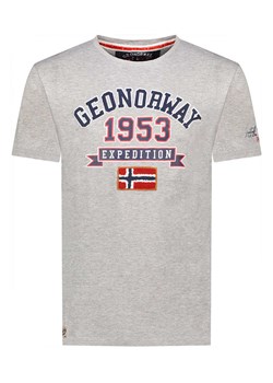 Geographical Norway Koszulka &quot;Jollegio&quot; w kolorze szarym ze sklepu Limango Polska w kategorii T-shirty męskie - zdjęcie 174547230