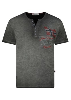 Geographical Norway Koszulka w kolorze antracytowym ze sklepu Limango Polska w kategorii T-shirty męskie - zdjęcie 174547250