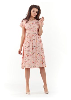 Awama Sukienka w kolorze jasnoróżowym ze wzorem ze sklepu Limango Polska w kategorii Sukienki - zdjęcie 174547684