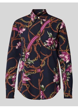Bluzka z krytą listwą guzikową model ‘KRISTY’ ze sklepu Peek&Cloppenburg  w kategorii Koszule damskie - zdjęcie 174549252