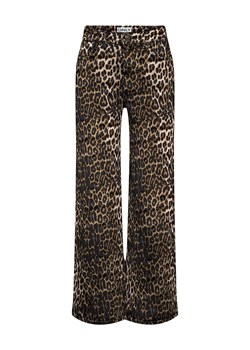ONLY Spodnie &quot;Juicy&quot; w kolorze czarno-beżowym ze sklepu Limango Polska w kategorii Spodnie damskie - zdjęcie 174550734