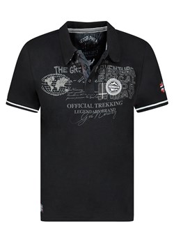 Geographical Norway Koszulka polo w kolorze czarnym ze sklepu Limango Polska w kategorii T-shirty męskie - zdjęcie 174550824
